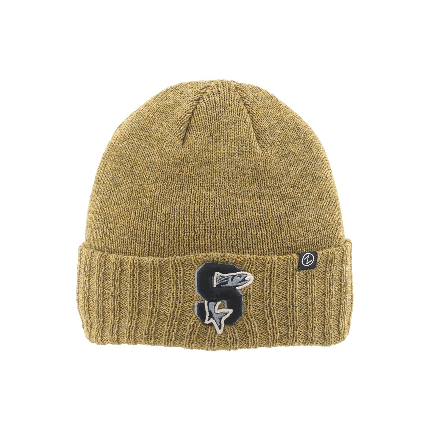 IDAHO STEELHEADS BASIC CUFF KNIT BEANIE, KHAKI