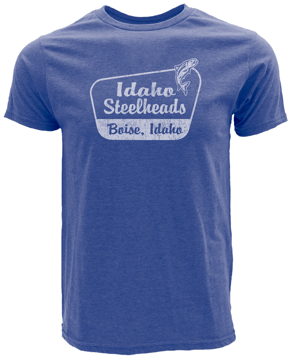 IDAHO STEELHEADS MEN'S SIGN STEELER MALIBU TEE, ROYAL