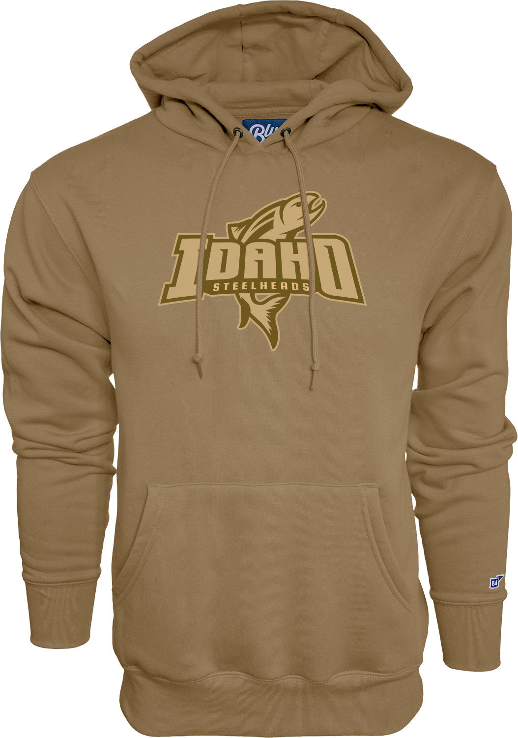 IDAHO STEELHEADS SENIOR MASCOT HOODIE, RUSSET