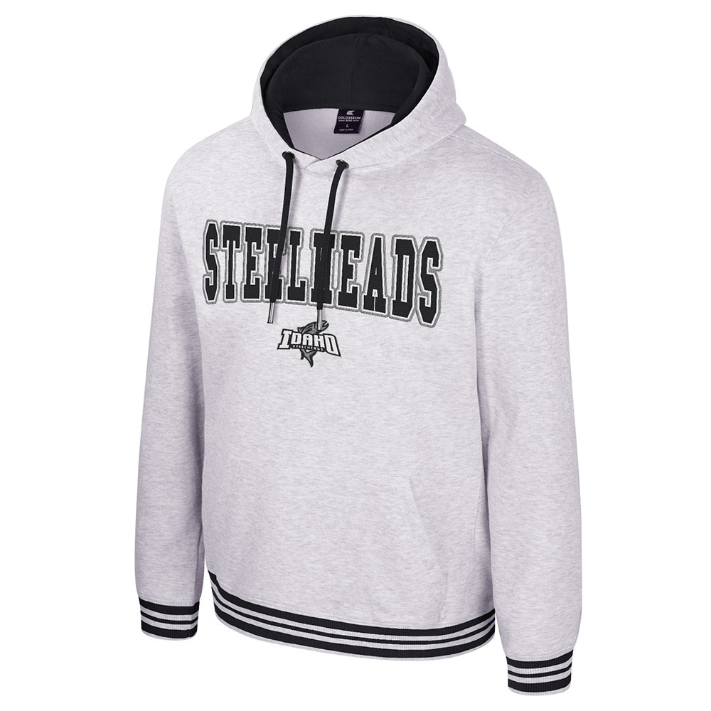IDAHO STEELHEADS MARCUS RIB HOODIE, LIGHT GREY