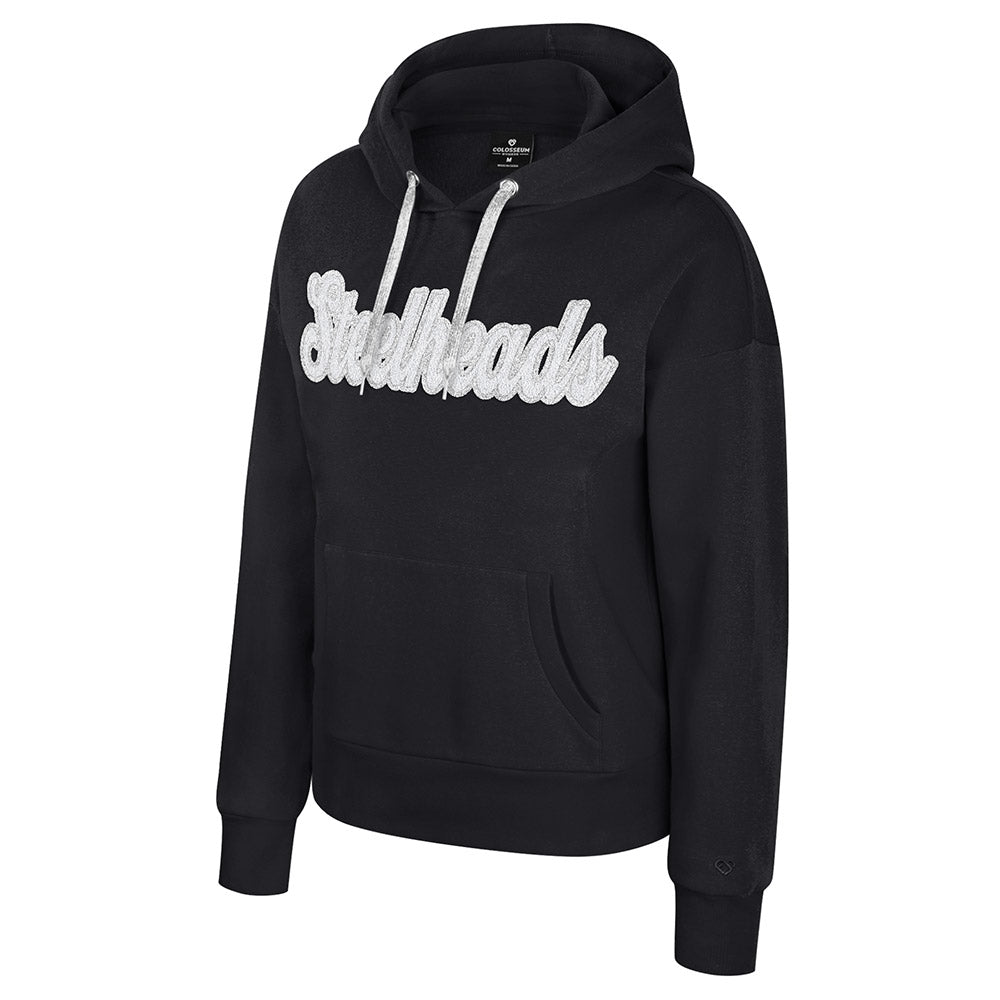 IDAHO STEELHEADS WOMEN'S JAZZ CLUB HOODIE, BLACK