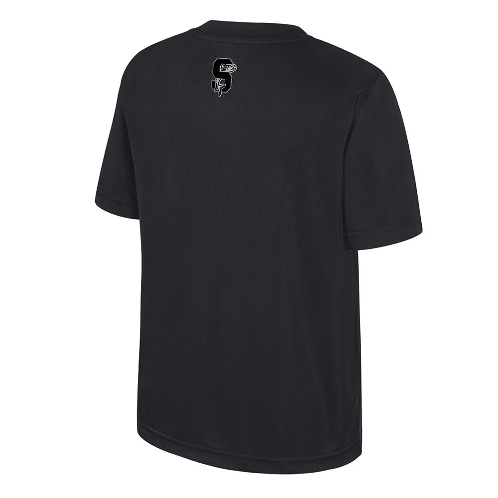 IDAHO STEELHEADS YOUTH RIPPLE S/S TEE, BLACK