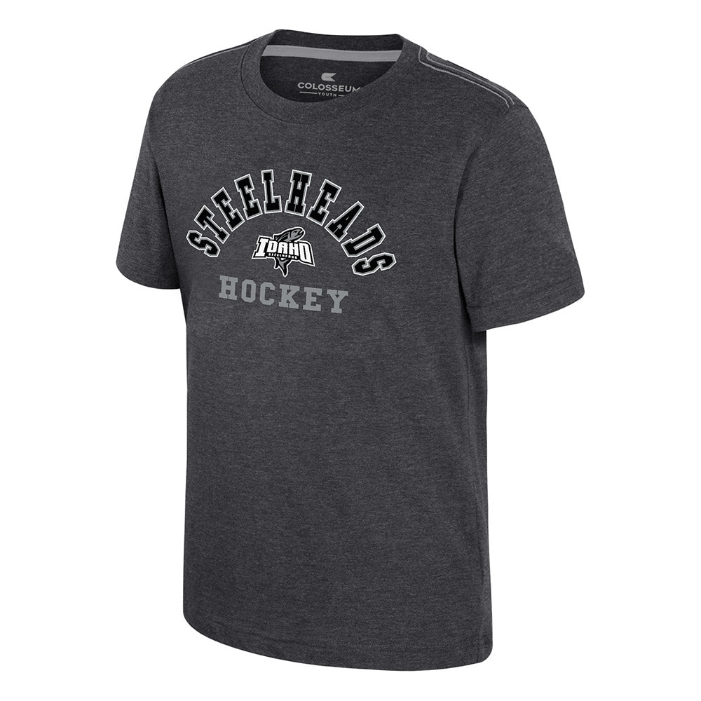 IDAHO STEELHEADS YOUTH WADE S/S TEE, BLACK