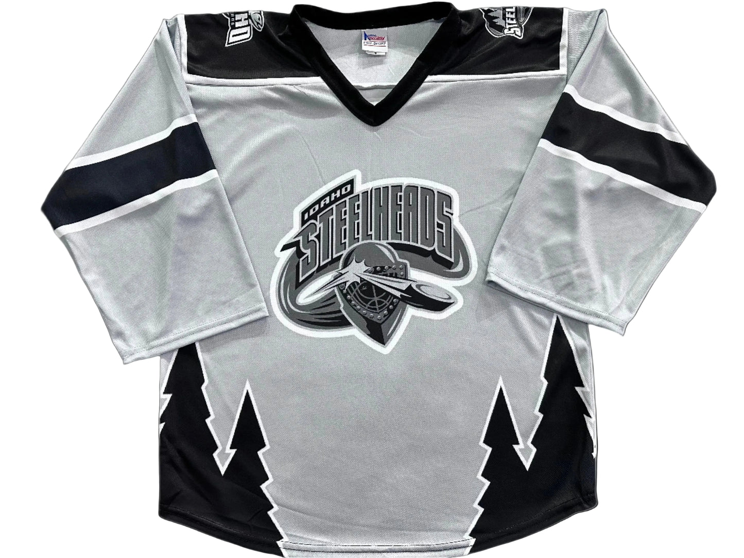 IDAHO STEELHEADS ADULT POLY JERSEY, GREY