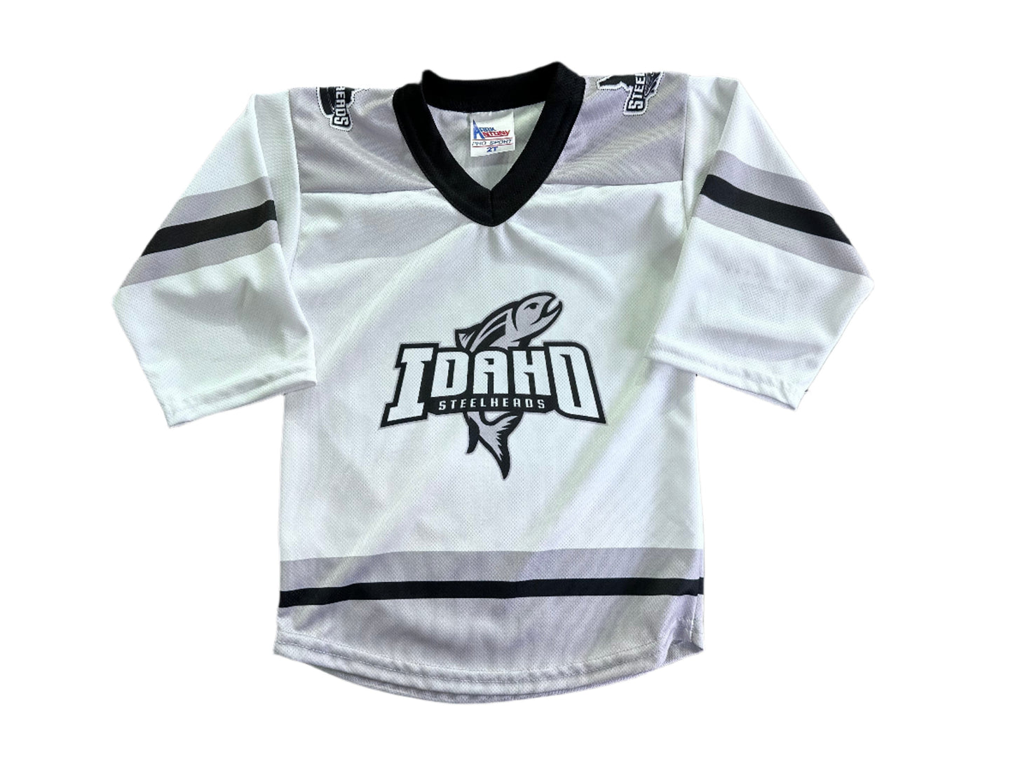 IDAHO STEELHEADS TODDLER POLY JERSEY, WHITE