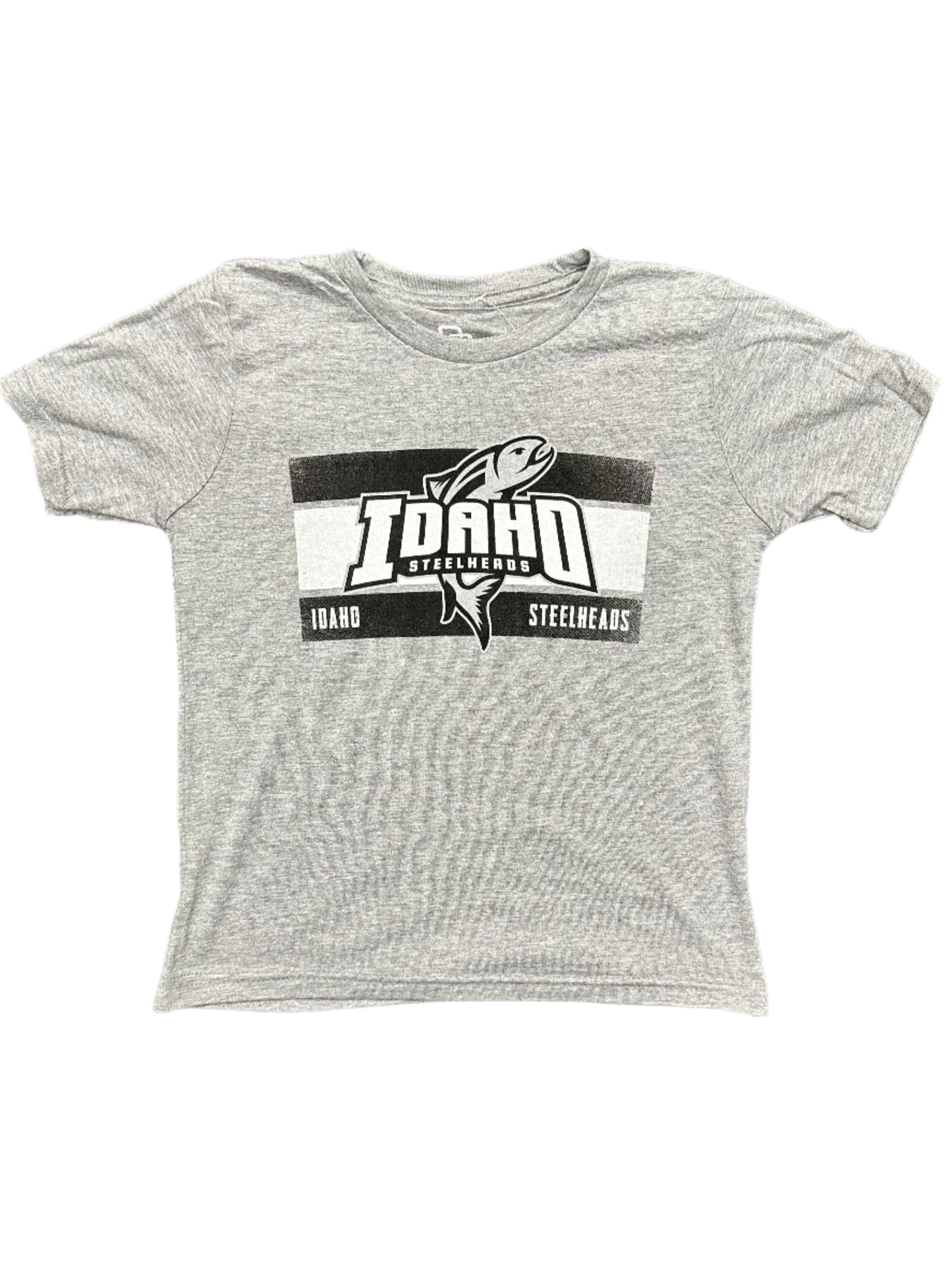 IDAHO STEELHEADS YOUTH WRISTBAND TEE, GREY