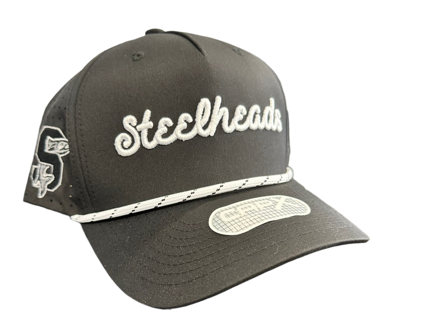 IDAHO STEELHEADS CIRCUIT GOLF HAT, BLACK