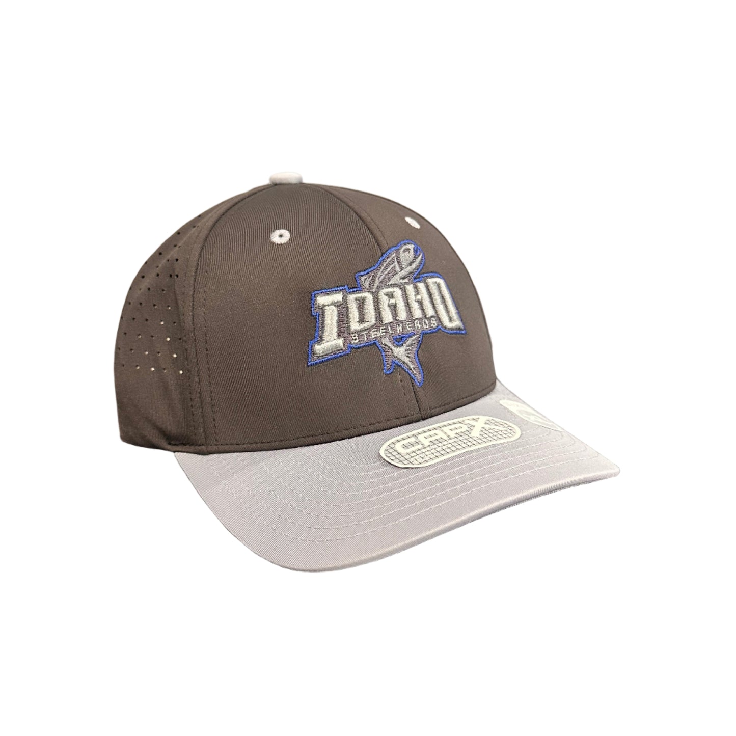 IDAHO STEELHEADS ADVENT DUSK FLEX FIT HAT, CHARCOAL