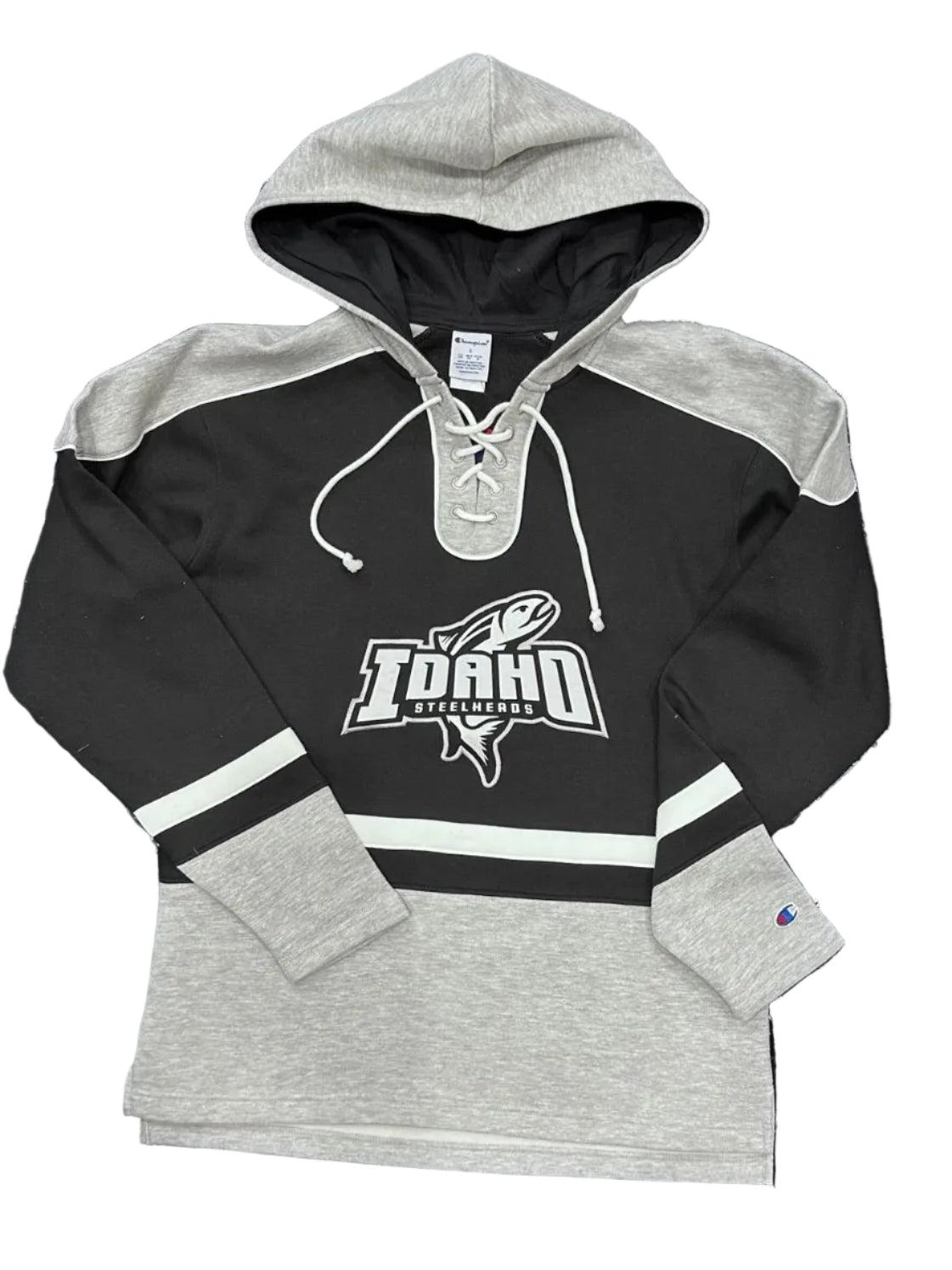 IDAHO STEELHEADS HOCKEY HOODIE, GREY/BLACK