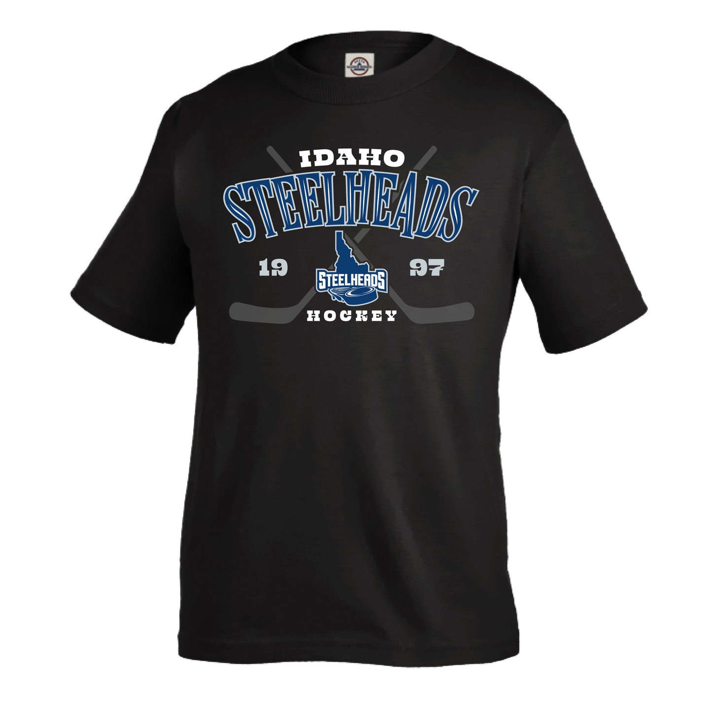 IDAHO STEELHEADS TODDLER ROOST TEE, BLACK