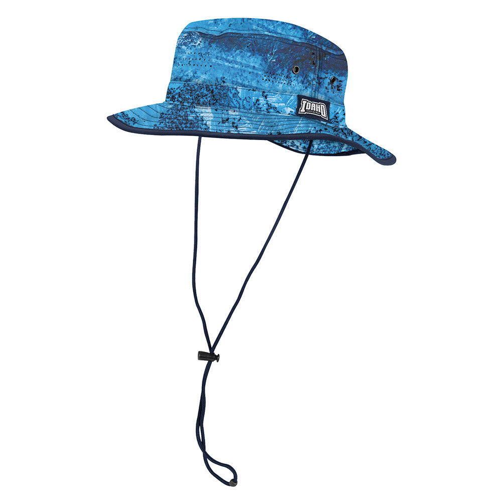 IDAHO STEELHEADS X REAL TREE DELTAY BOONIE HAT, BLUE