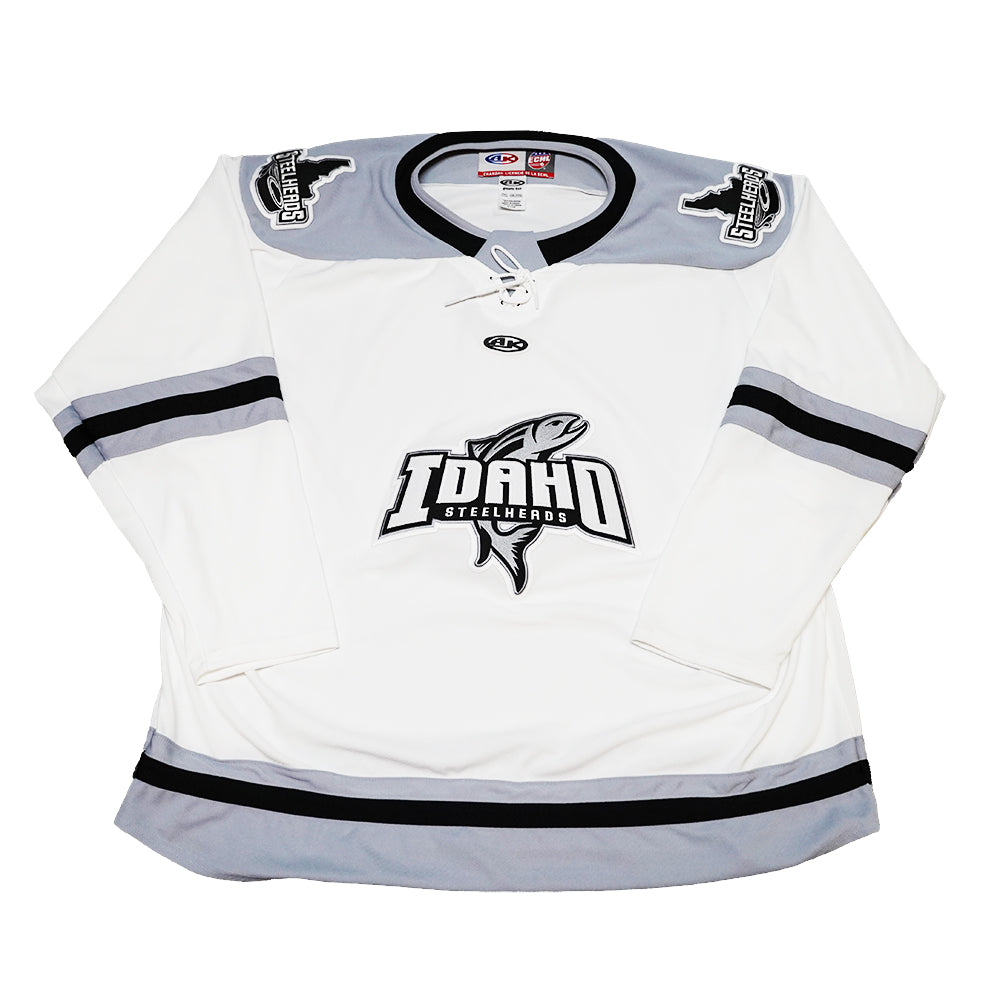IDAHO STEELHEADS ADULT REPLICA AUTHENTIC JERSEY, WHITE