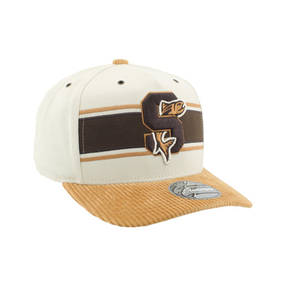 IDAHO STEELHEADS RENA SNAPBACK HAT, BROWN/IVORY