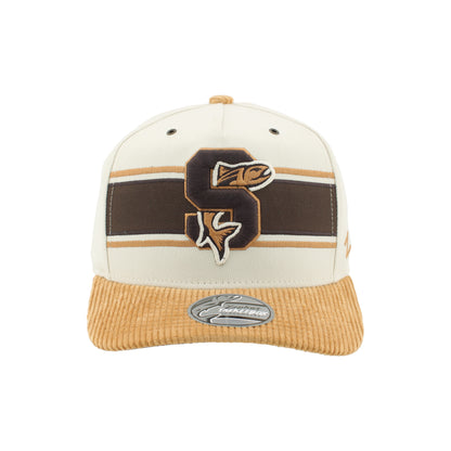 IDAHO STEELHEADS RENA SNAPBACK HAT, BROWN/IVORY