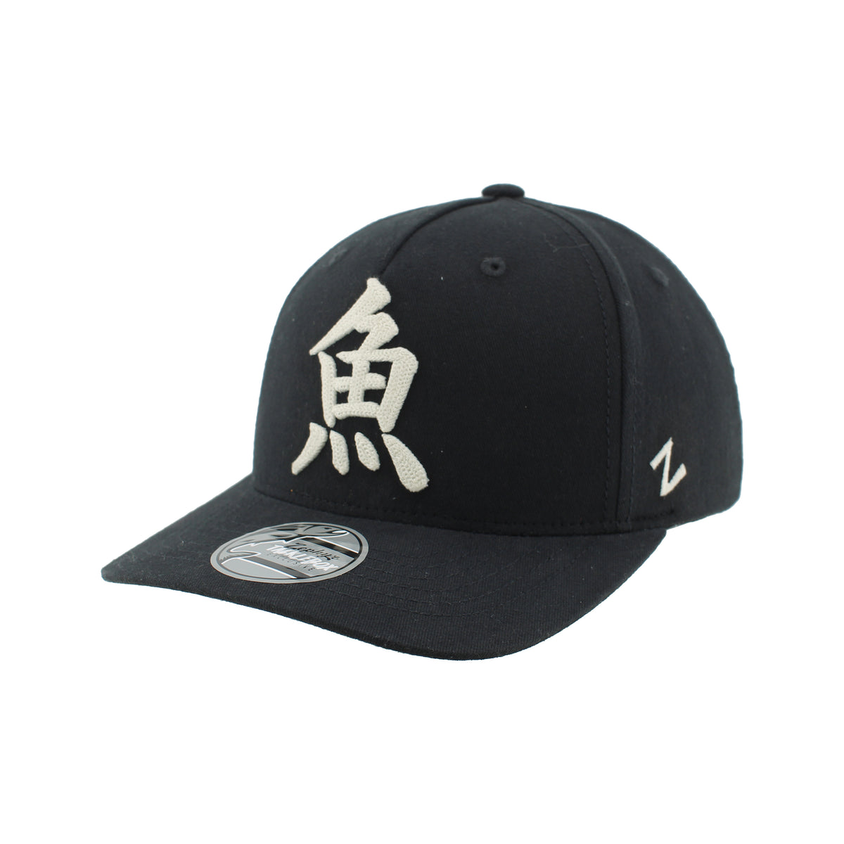 IDAHO STEELHEADS KANJI DUNE SNAPBACK HAT, BLACK