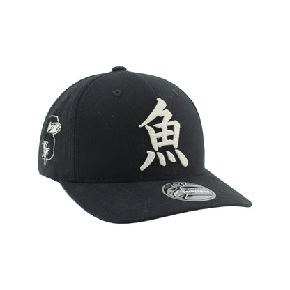 IDAHO STEELHEADS KANJI DUNE SNAPBACK HAT, BLACK
