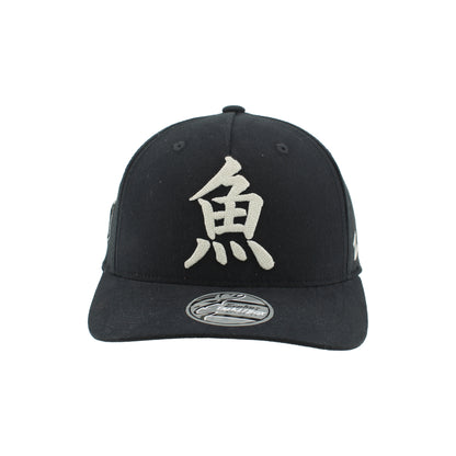 IDAHO STEELHEADS KANJI DUNE SNAPBACK HAT, BLACK
