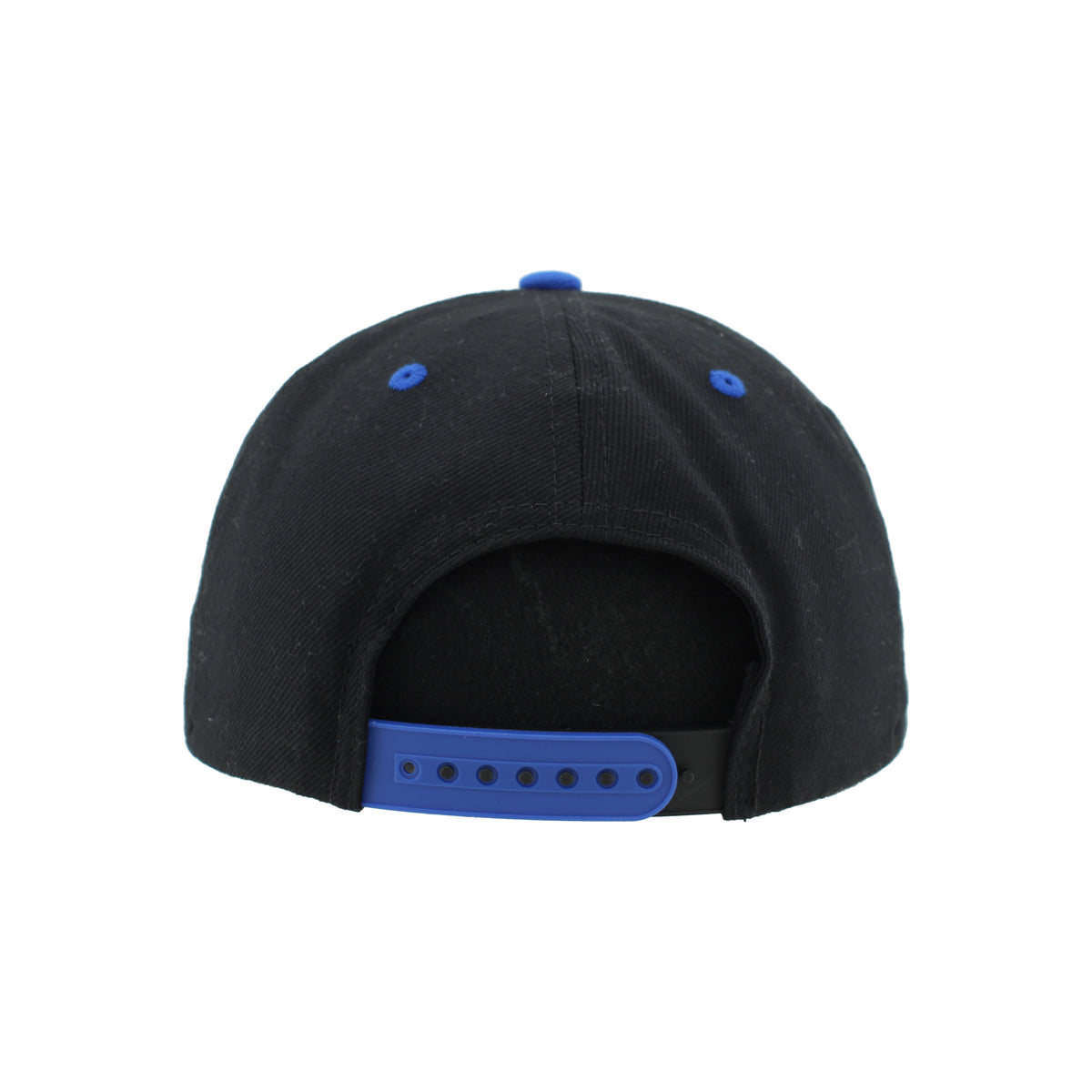 IDAHO STEELHEADS SCRIPTED FLATBILL SNAPBACK HAT, BLACK/BLUE