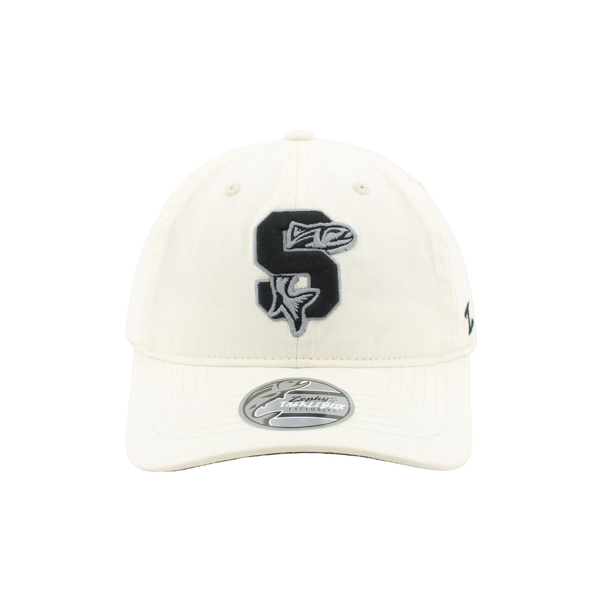 IDAHO STEELHEADS VARSITY RELAXED FIT ADJUSTABLE HAT, WHITE