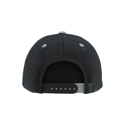 IDAHO STEELHEADS GRIM SNAPBACK HAT, BLACK/GREY