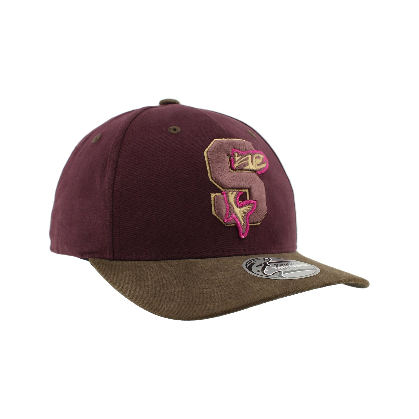 IDAHO STEELHEADS AVIATOR SNAPBACK HAT, PLUM