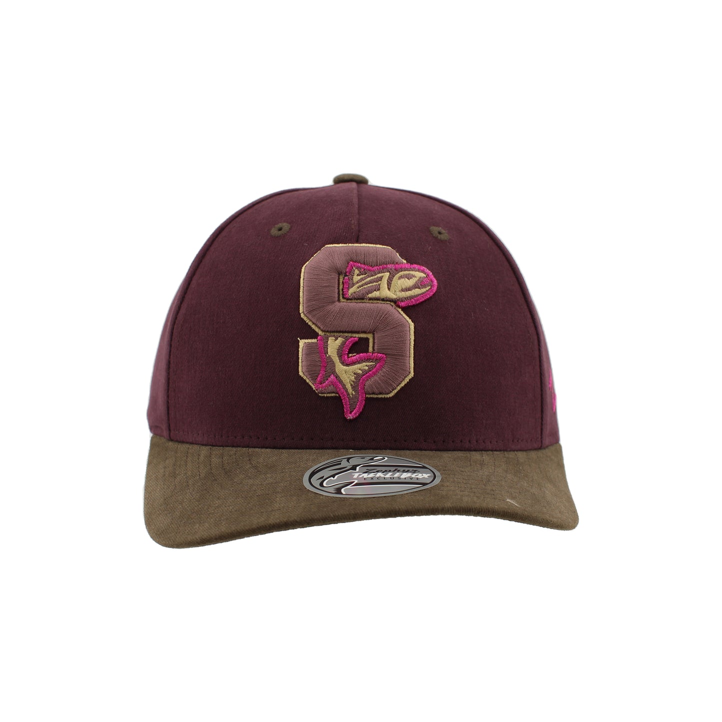 IDAHO STEELHEADS AVIATOR SNAPBACK HAT, PLUM