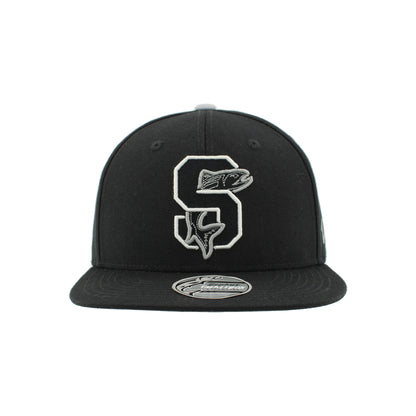 IDAHO STEELHEADS OPEN LATE FLATBILL SNAPBACK HAT, BLACK