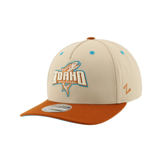 IDAHO STEELHEADS JAMOCA SNAPBACK HAT, DARK STONE