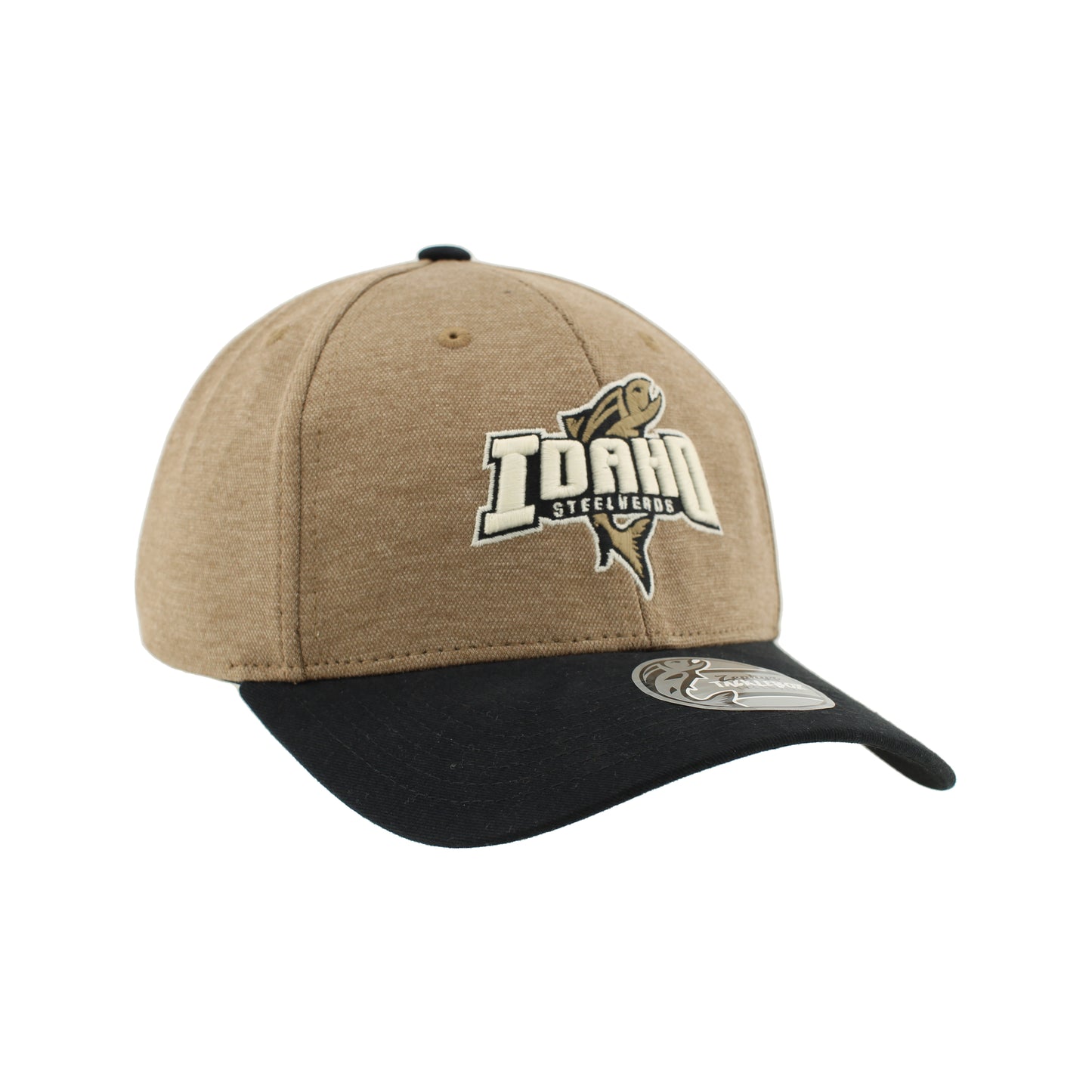 IDAHO STEELHEADS INFLUENCE FLEX FIT HAT, WALNUT/BLACK