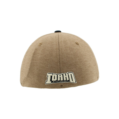 IDAHO STEELHEADS INFLUENCE FLEX FIT HAT, WALNUT/BLACK