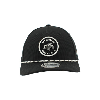 IDAHO STEELHEADS BACK 9 ADJUSTABLE HAT, BLACK