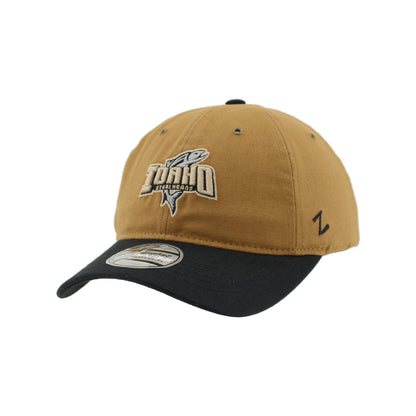IDAHO STEELHEADS AXEL RELAXED FIT ADJUSTABLE HAT, WALNUT/BLACK