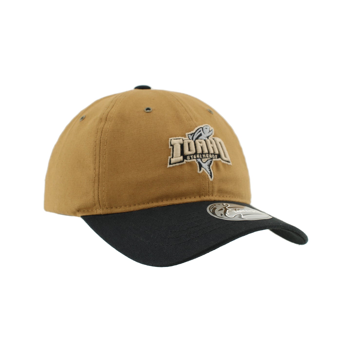 IDAHO STEELHEADS AXEL RELAXED FIT ADJUSTABLE HAT, WALNUT/BLACK