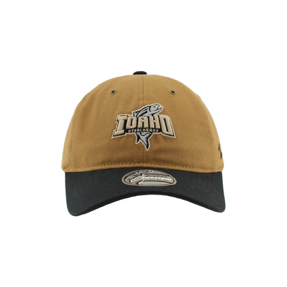 IDAHO STEELHEADS AXEL RELAXED FIT ADJUSTABLE HAT, WALNUT/BLACK