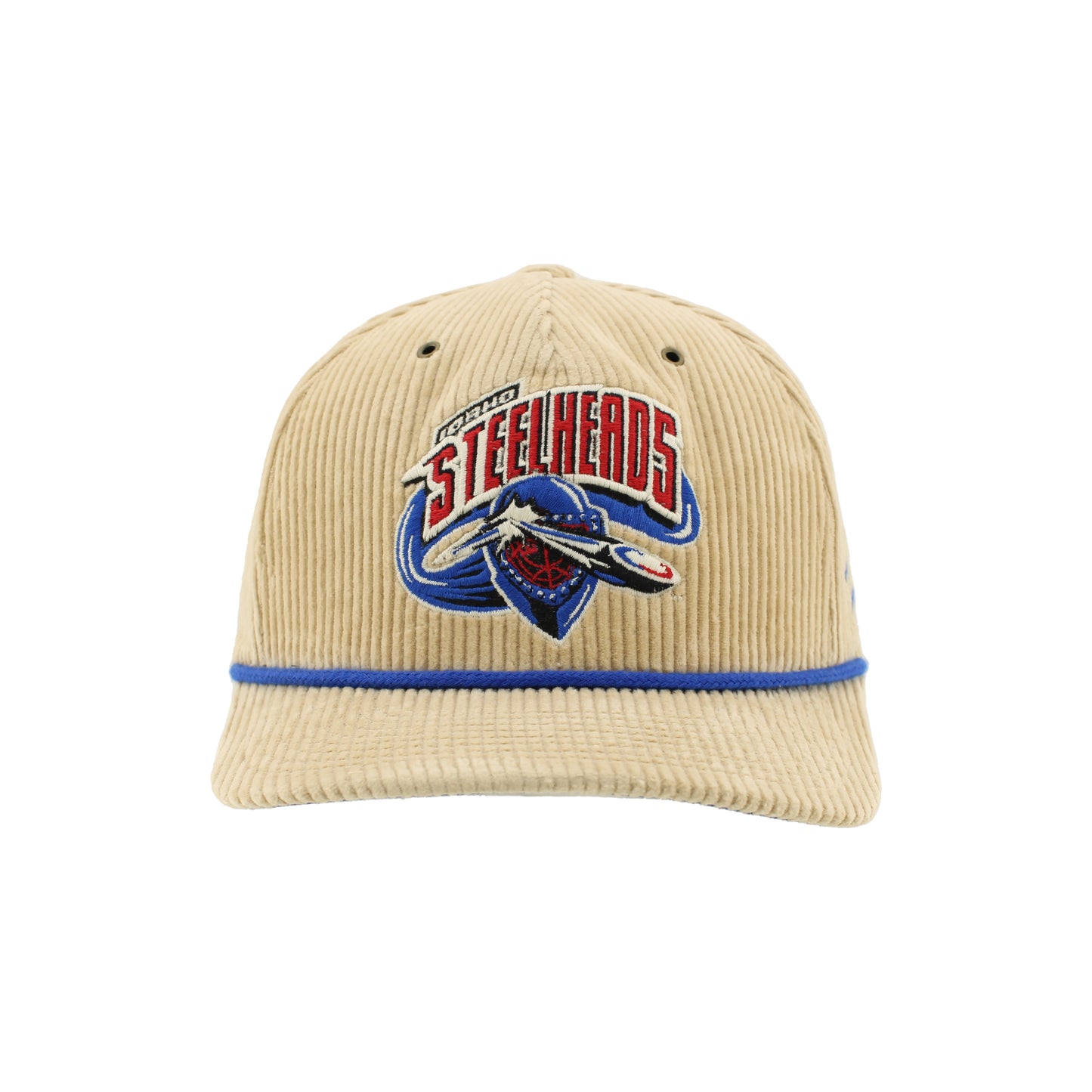 IDAHO STEELHEADS OG COURDUROY SNAPBACK HAT, SAND/ROYAL