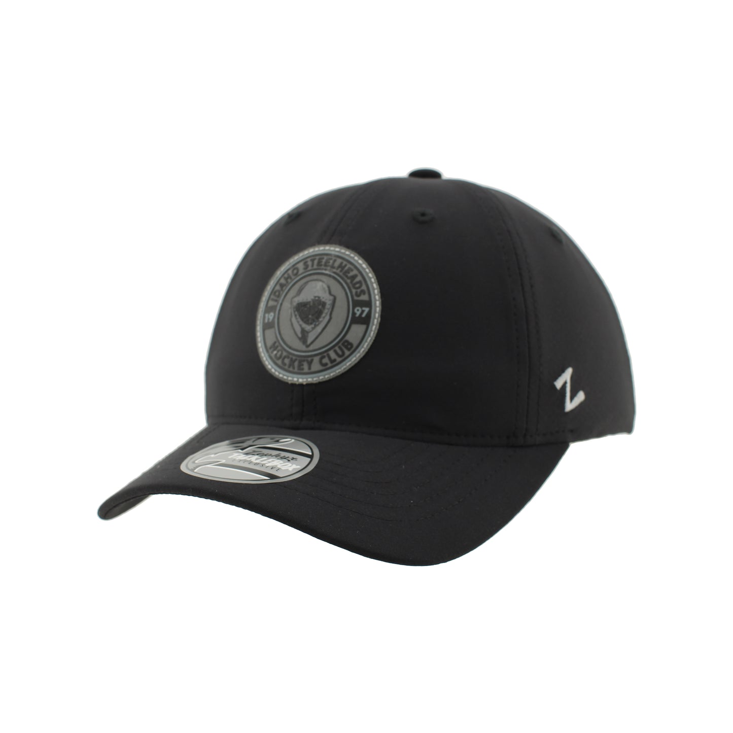 IDAHO STEELHEADS DASH ADJUSTABLE HAT, BLACK