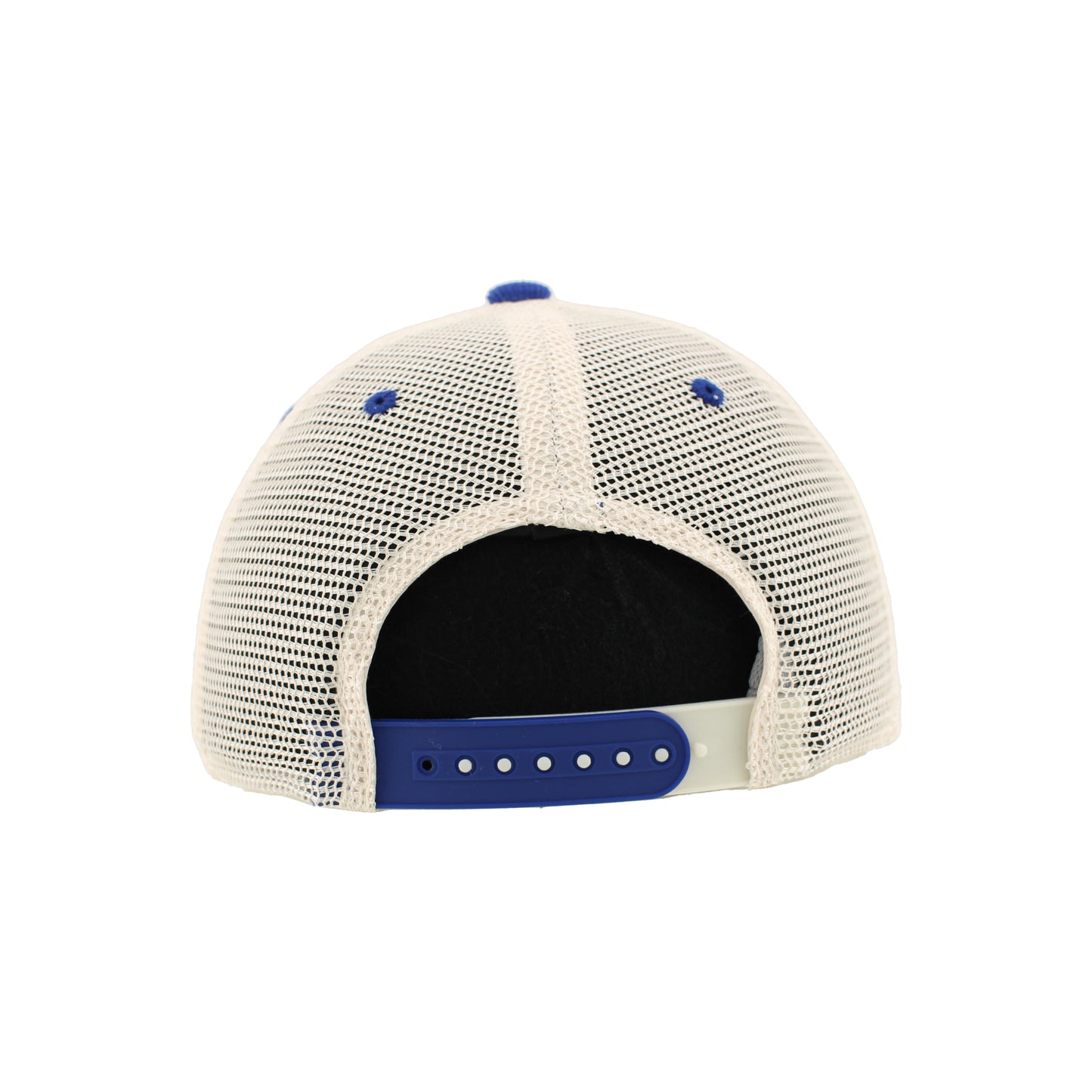 IDAHO STEELHEADS SCOOP COURDUROY TRUCKER HAT, ROYAL/STONE