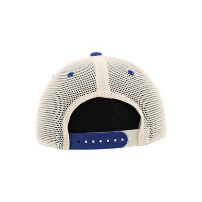 IDAHO STEELHEADS SCOOP COURDUROY TRUCKER HAT, ROYAL/STONE