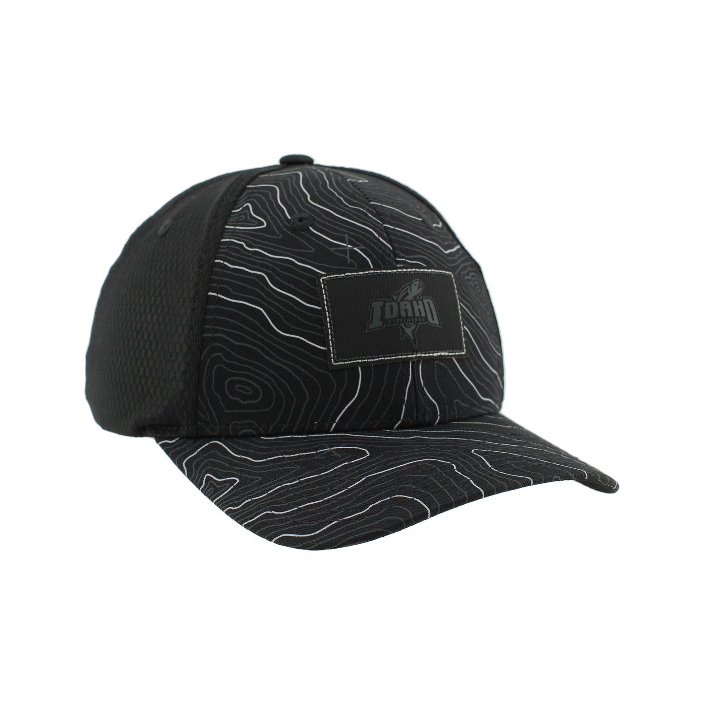 IDAHO STEELHEADS GAMBIT SNABBACK ADJUSTABLE HAT, BLACK