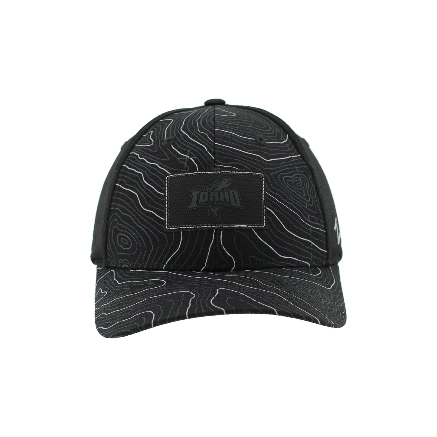 IDAHO STEELHEADS GAMBIT SNABBACK ADJUSTABLE HAT, BLACK
