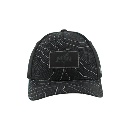 IDAHO STEELHEADS GAMBIT SNABBACK ADJUSTABLE HAT, BLACK