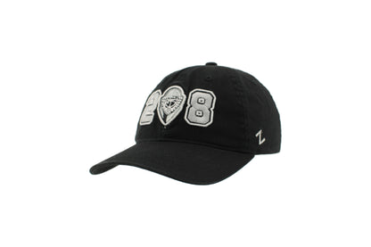 IDAHO STEELHEADS AREA CODE HELMET DAD HAT, BLACK