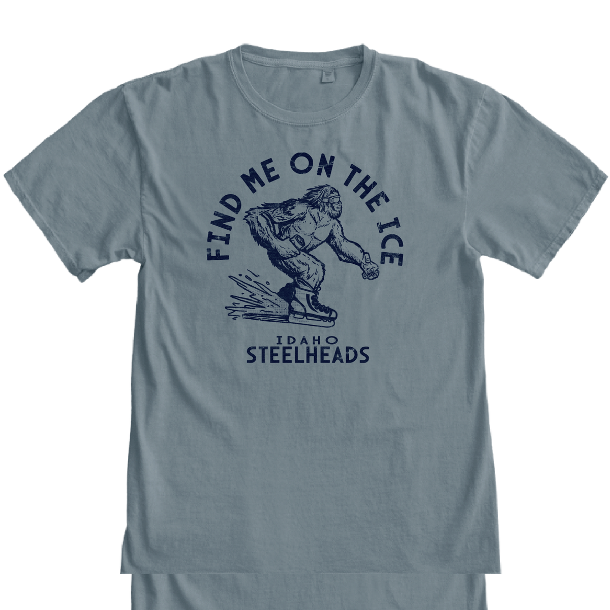 IDAHO STEELHEADS YETI SKATE S/S TEE, BALTIC