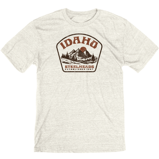 IDAHO STEELHEADS BONEHEAD S/S TEE, OATMEAL
