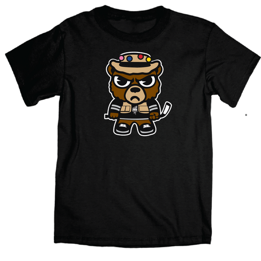 IDAHO STEELHEADS TOKYODACHI MASCOT TEE, BLACK