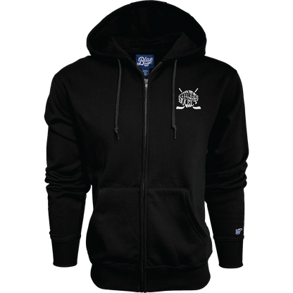 IDAHO STEELHEADS TWISTED CHECK F/Z HOODIE, BLACK