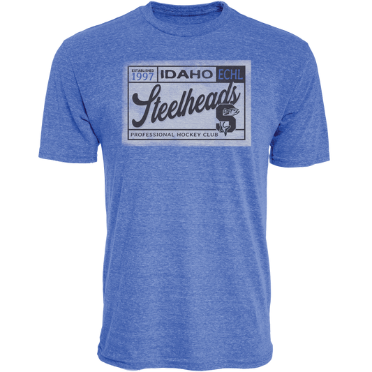 IDAHO STEELHEADS BLANCHER S/S TEE, ROYAL BLUE