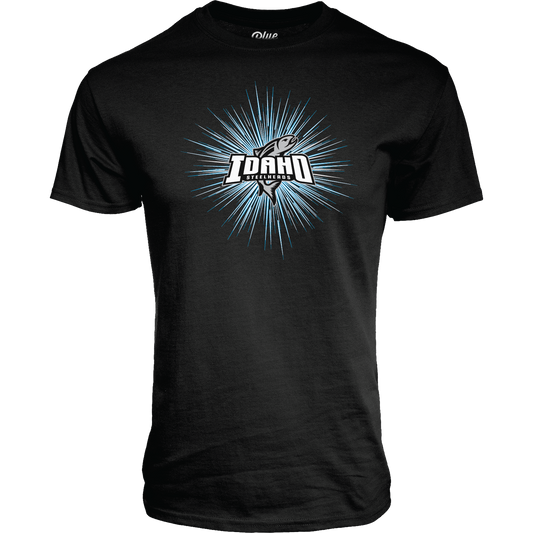 IDAHO STEELHEADS HYPERSPACE S/S TEE, BLACK