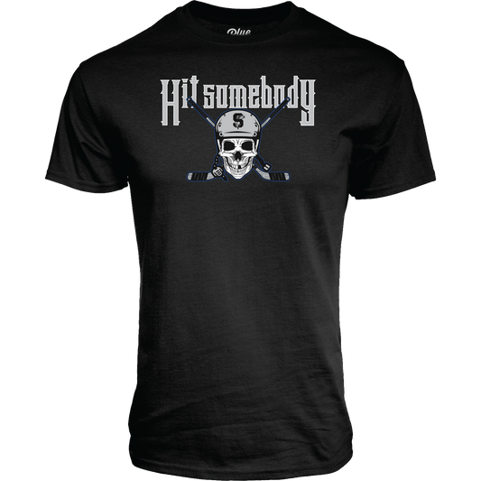 IDAHO STEELHEADS HIT SOMEBODY S/S TEE, BLACK