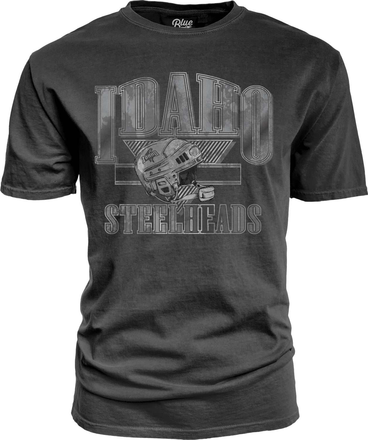 IDAHO STEELHEADS SILENT WHISPER TEE, COAL